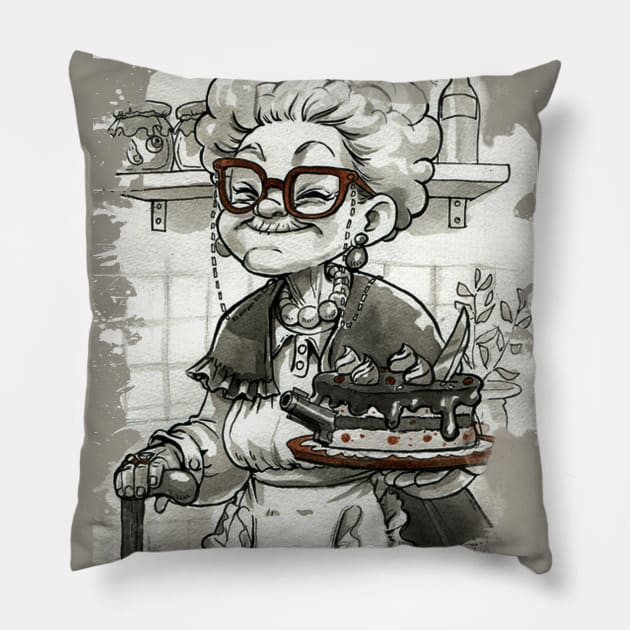 Grandma Love Pillow by FunnyBearCl