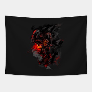 "Scarlet Predator" Tapestry