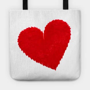 red heart Tote