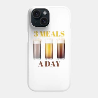 3 Meals A Day Phone Case