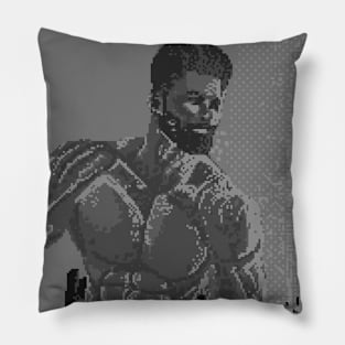 Giga Chad pixel art Pillow