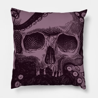 Kraken Skull Pillow