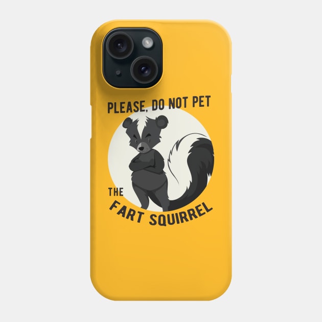 Fart Squirrel Phone Case by Kingrocker Clothing