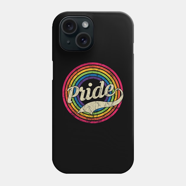 Pride - Retro Rainbow Faded-Style Phone Case by MaydenArt