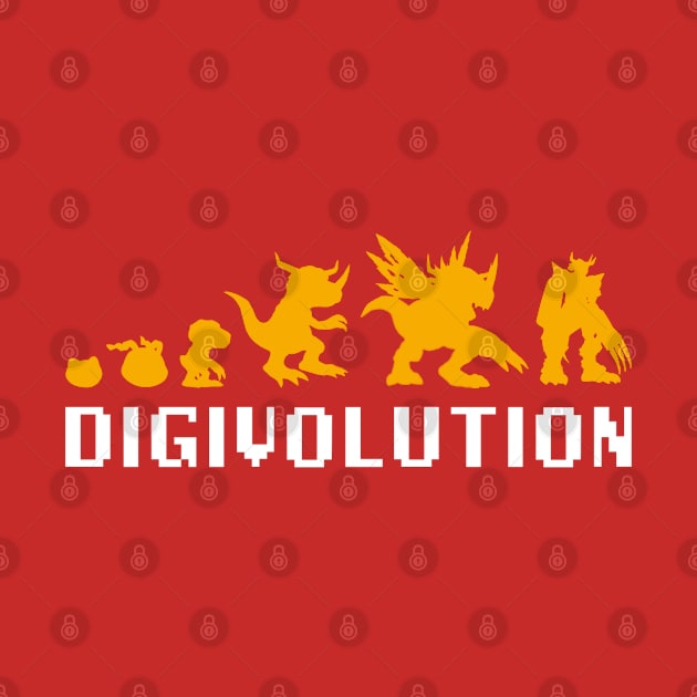 Agumon Digivolution by MadKingKev