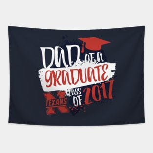 Graduation Dad - Navy! Tapestry