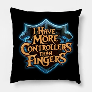 video game collectors Pillow