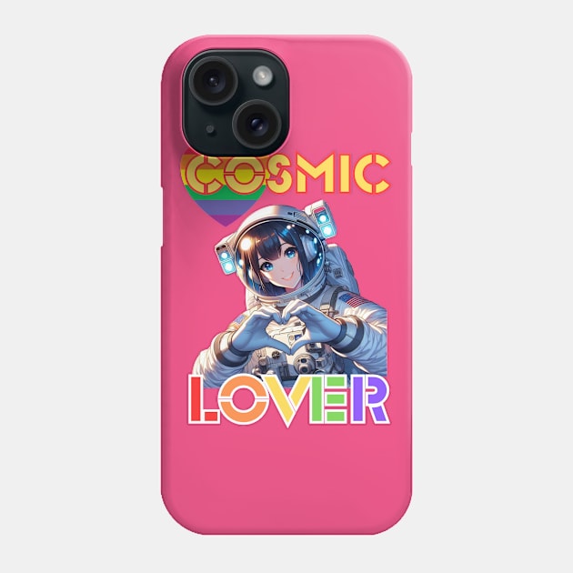 Kawaii, Anime Girl, Cosmic Lover | Catsie Cat Phone Case by Catsie Cat