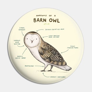 Anatomy of a Barn Owl Pin