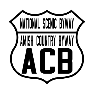 Amish Country Byway National Scenic Byway route shield T-Shirt