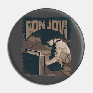 Bon Jovi Vintage Radio Pin