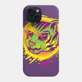 The Cat with Laser Eyes Phone Case