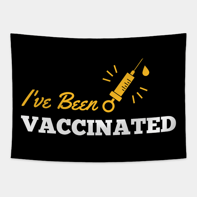 I Have Been Vaccinated Tapestry by emhaz