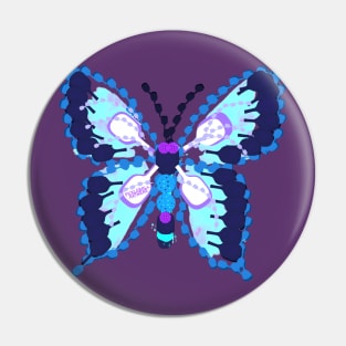 Pickleball Butterfly by Pickleball ARTwear Pin