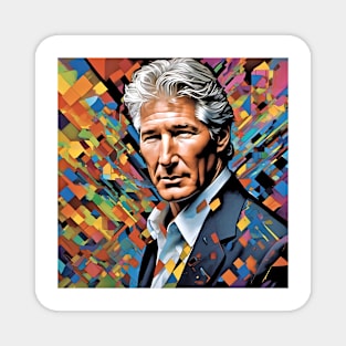 colorful image with Richard Gere Magnet