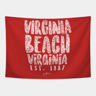 Virginia Beach, Virginia, Est. 1887 Tapestry