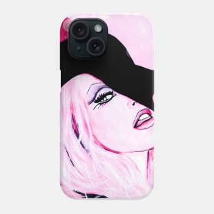 Lady with Hat Phone Case