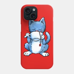 Cat Drinking Mouse Tea Phone Case