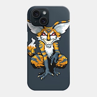 Gold Tiger Gremlin Fox Phone Case