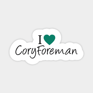 I Love Cory Foreman Magnet