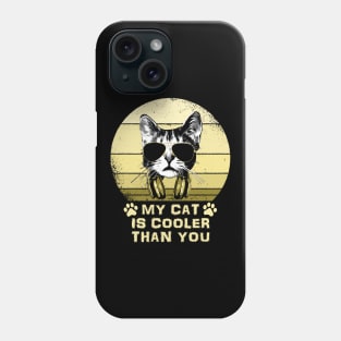 My Cat Is Cooler Than You Bling Phone Case