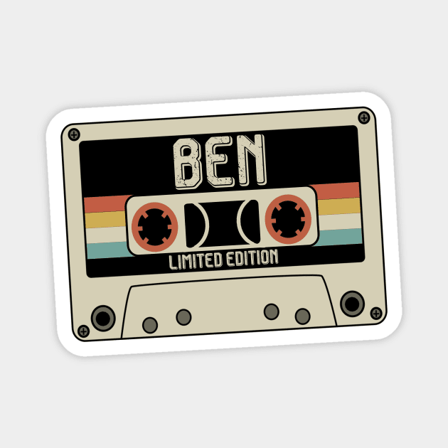 Ben - Limited Edition - Vintage Style Magnet by Debbie Art