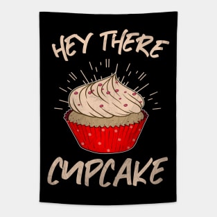 Hey There Cupcake Tapestry