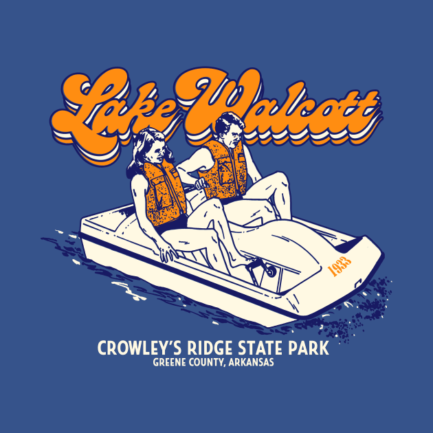 Lake Walcott Paddle Boat by rt-shirts