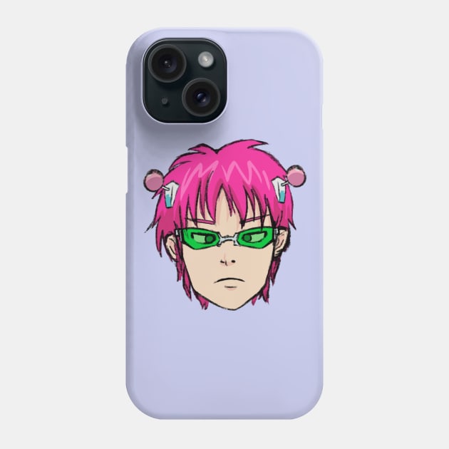 Saiki Phone Case by Dogfather