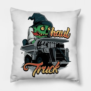 Monster Haul Truck Pillow