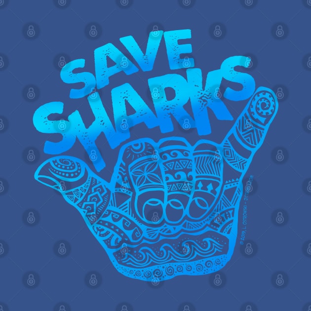 Hang Loose, Save Sharks by Jitterfly