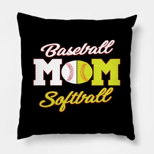 Softball Baseball Mom For Pillow