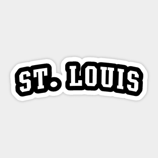 St. Louis Cardinals Est. 1892 - Black & White Oval Sticker at