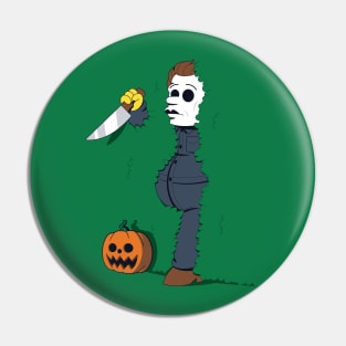 Mike in the bushes Pin