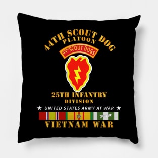 44th Scout Dog Platoon 25th Infantry Div - VN SVC Pillow