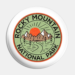 Rocky Mountain National Park Colorado Mountains Laptop Pin