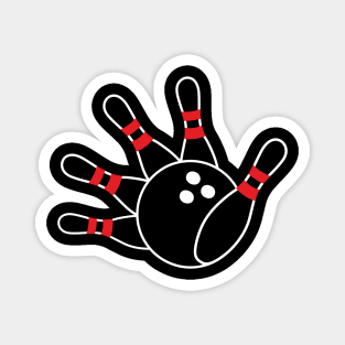 Hey Bowling! (Bowling hand) Magnet