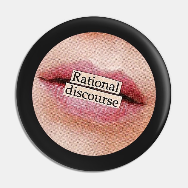 Rational discourse collage art Pin by UndrDesertMoons