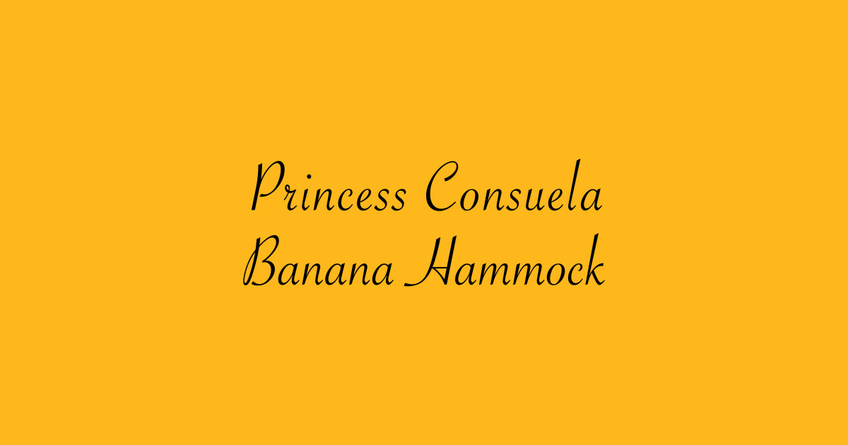Princess Consuela Banana Hammock Friends Tv Show Sticker TeePublic