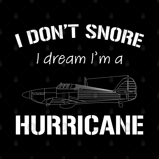 I don't snore I dream I'm a Hurricane by BearCaveDesigns