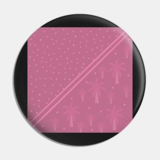 Palm trees and dots in pink Pin