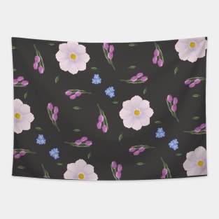 Three Flowers Tapestry