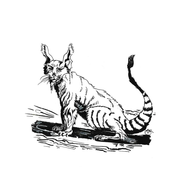 Civet Cat by angipangi7
