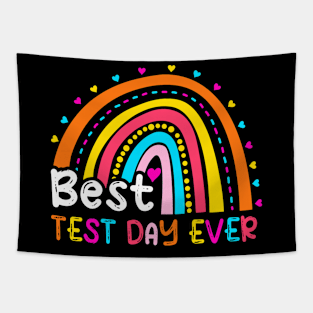 Best Test Day Ever Exam Testing Leopard Rainbow Teacher Life Tapestry