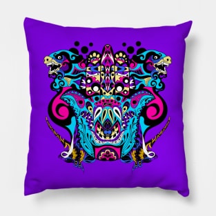 the hand of the gods and kaijus in pattern ecopop tpween2022 illustration art Pillow