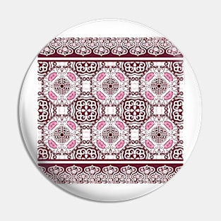 Rich blush pink ornamental design Pin