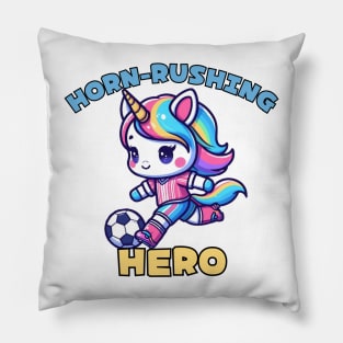 Football player Unicorn lover Pillow