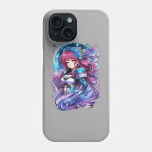 Dancing Among the Stars: AI Anime Character Art in Andromeda Phone Case