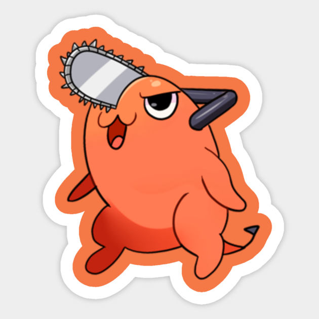 Pochita - Chainsaw Man - Sticker | TeePublic