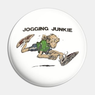 Jogging Junkie 1974 Vintage Pin